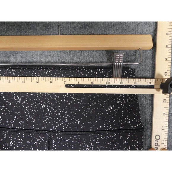 Lululemon 6 Leggings Wunder Under High Rise Magnetized Jacquard Black White - Picture 5 of 7